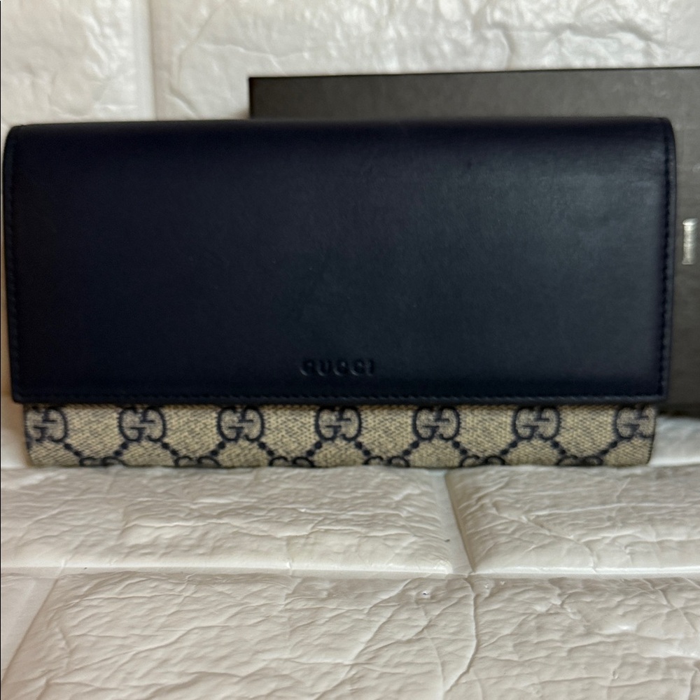 Gucci Navy Blue Wallet
